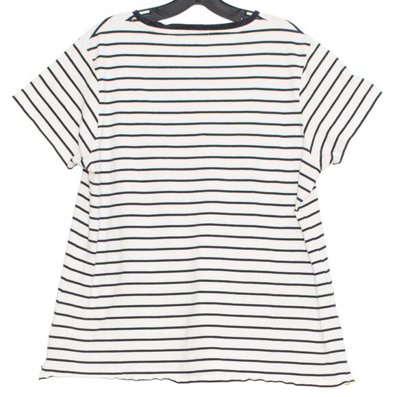 Barbour Womens Top Kielder Tee Spell Out Preppy Nautical Retro Casual Stripe 14 - Picture 5 of 5
